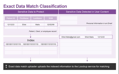 Exect data match classification